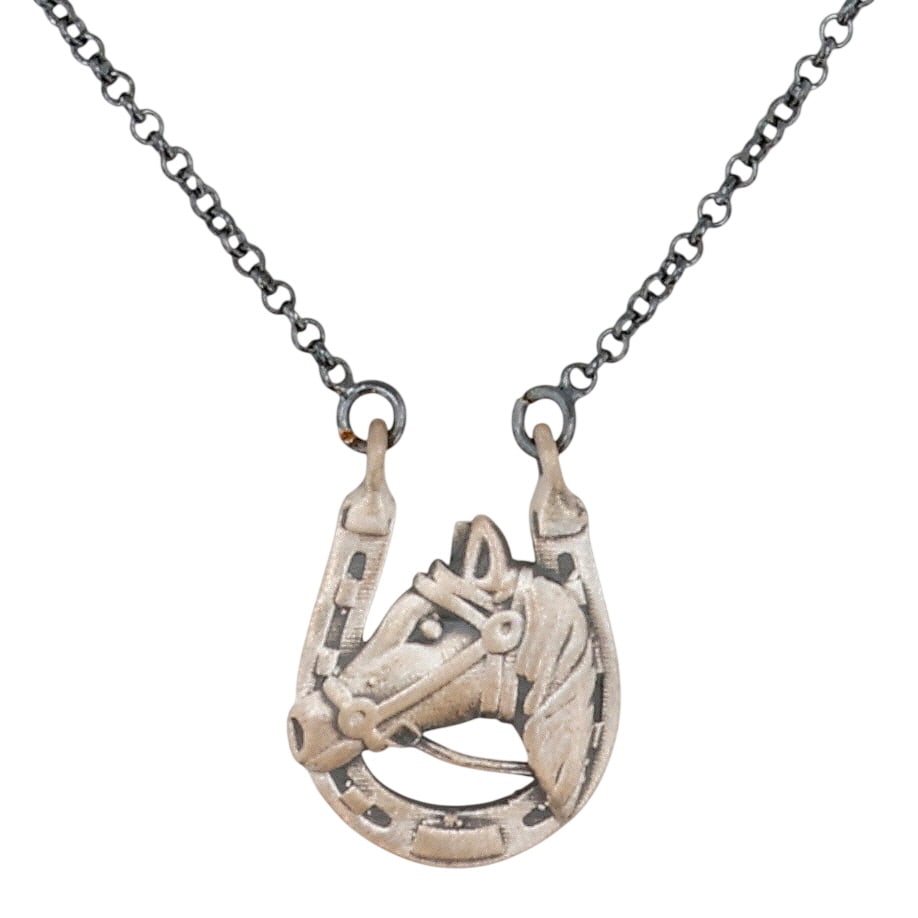 Hada Co Sterling Horseshoe Necklace (1 of 7)