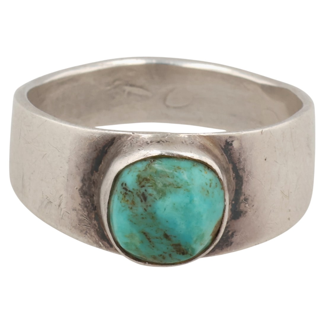 Navajo Sterling Turquoise Ring Sz 9.5 (1 of 6)
