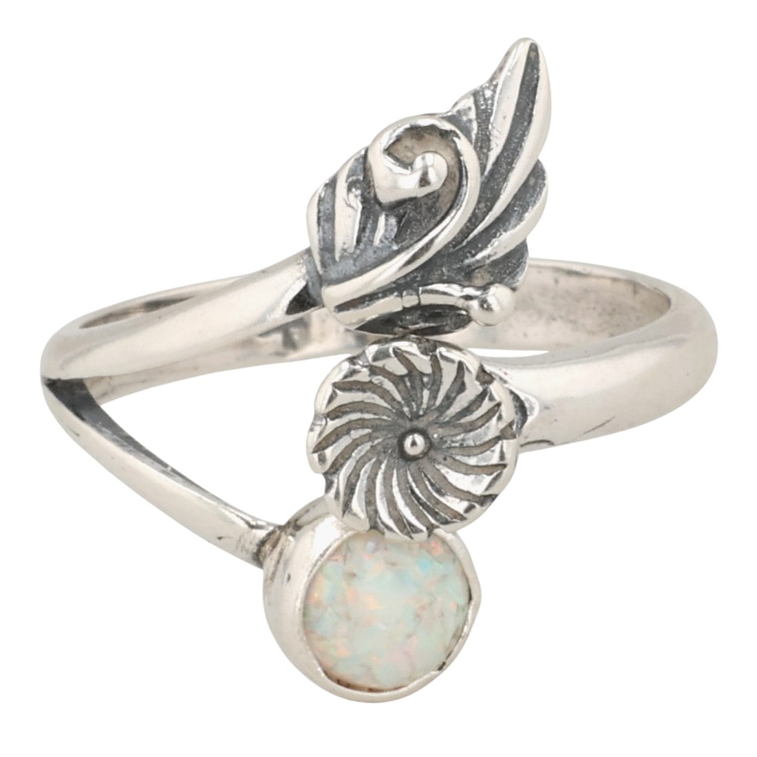 Ronald Lee Navajo Sterling Opal Ring Sz 8.25: Ronald Lee Navajo Sterling Opal Ring 3.5g Sz 8.25