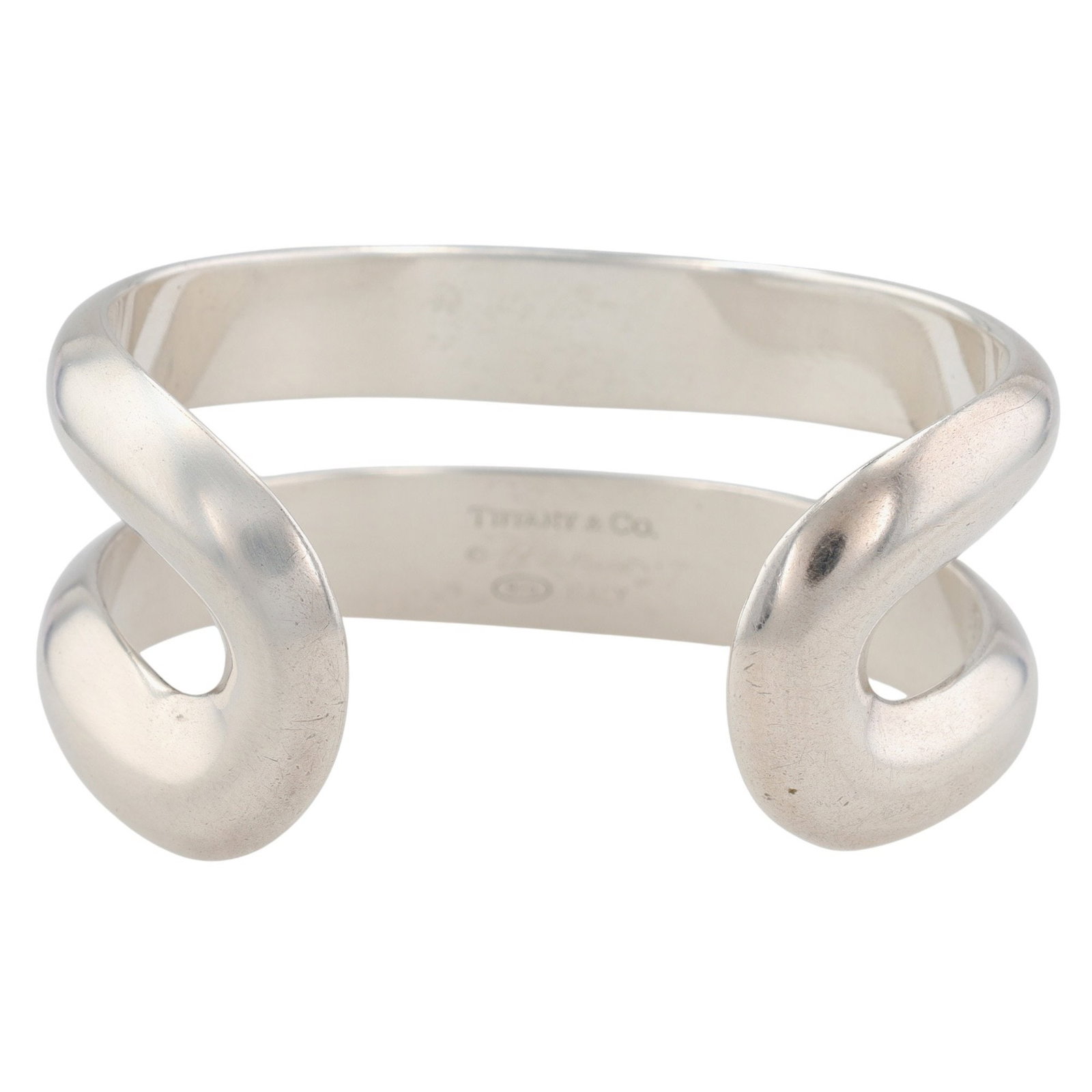 Tiffany & Co. Elsa Peretti Sterling Open Center Cuff Bracelet - 6