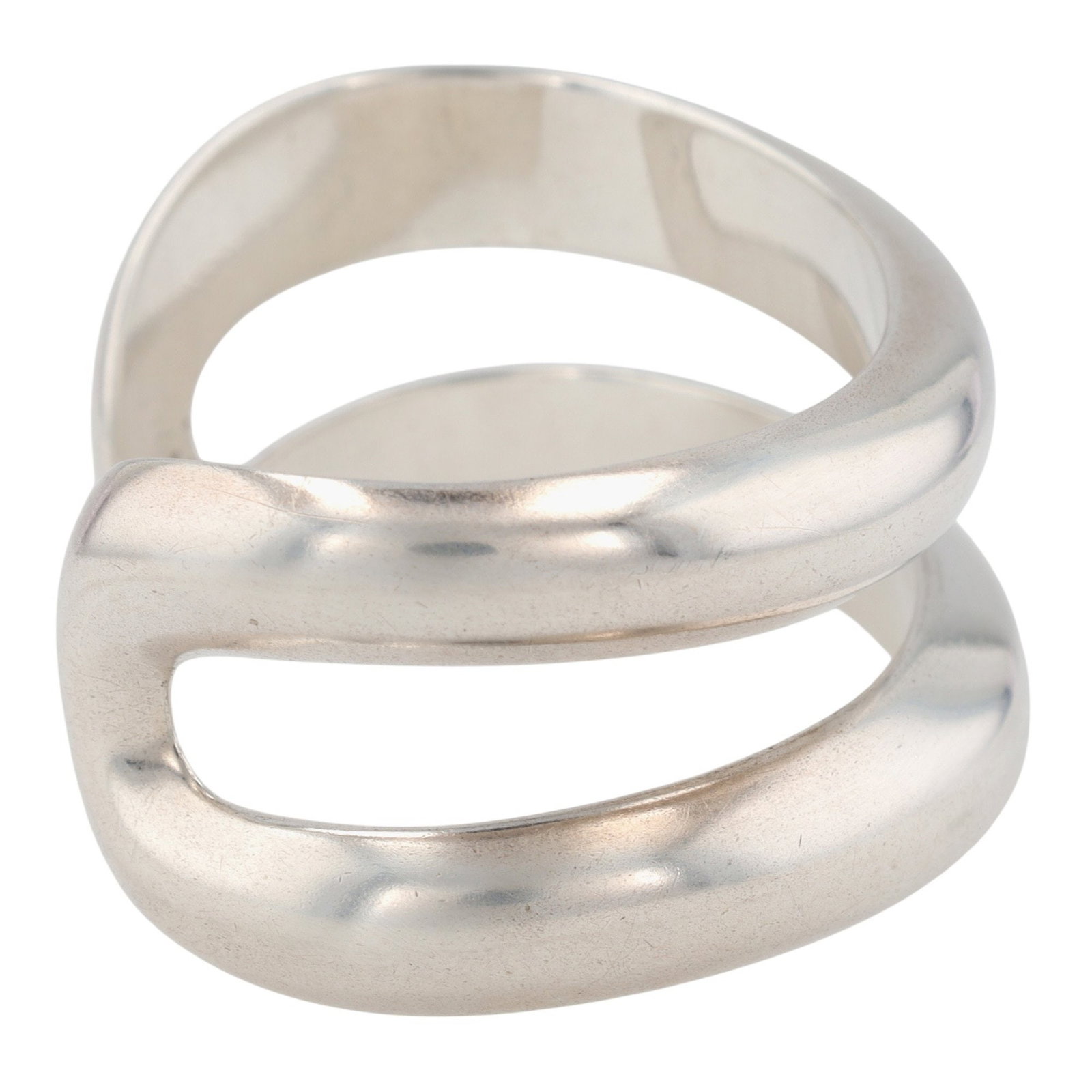 Tiffany & Co. Elsa Peretti Sterling Open Center Cuff Bracelet - 8