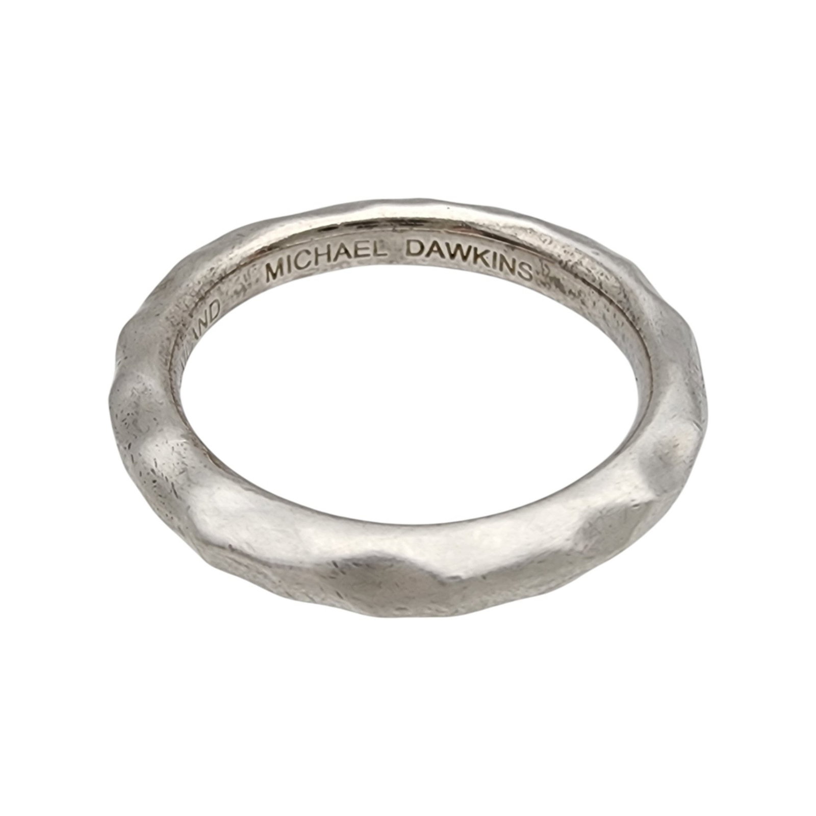 Michael Dawkins Sterling Ridge Ring Sz 6 (1 of 5)