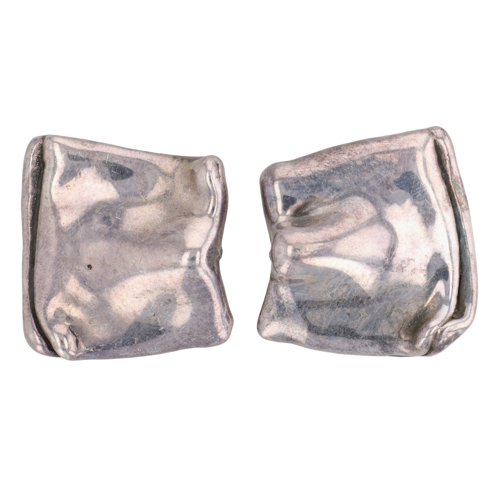 Bat-Ami Israel Sterling Large Electroform Earrings (1 of 6)