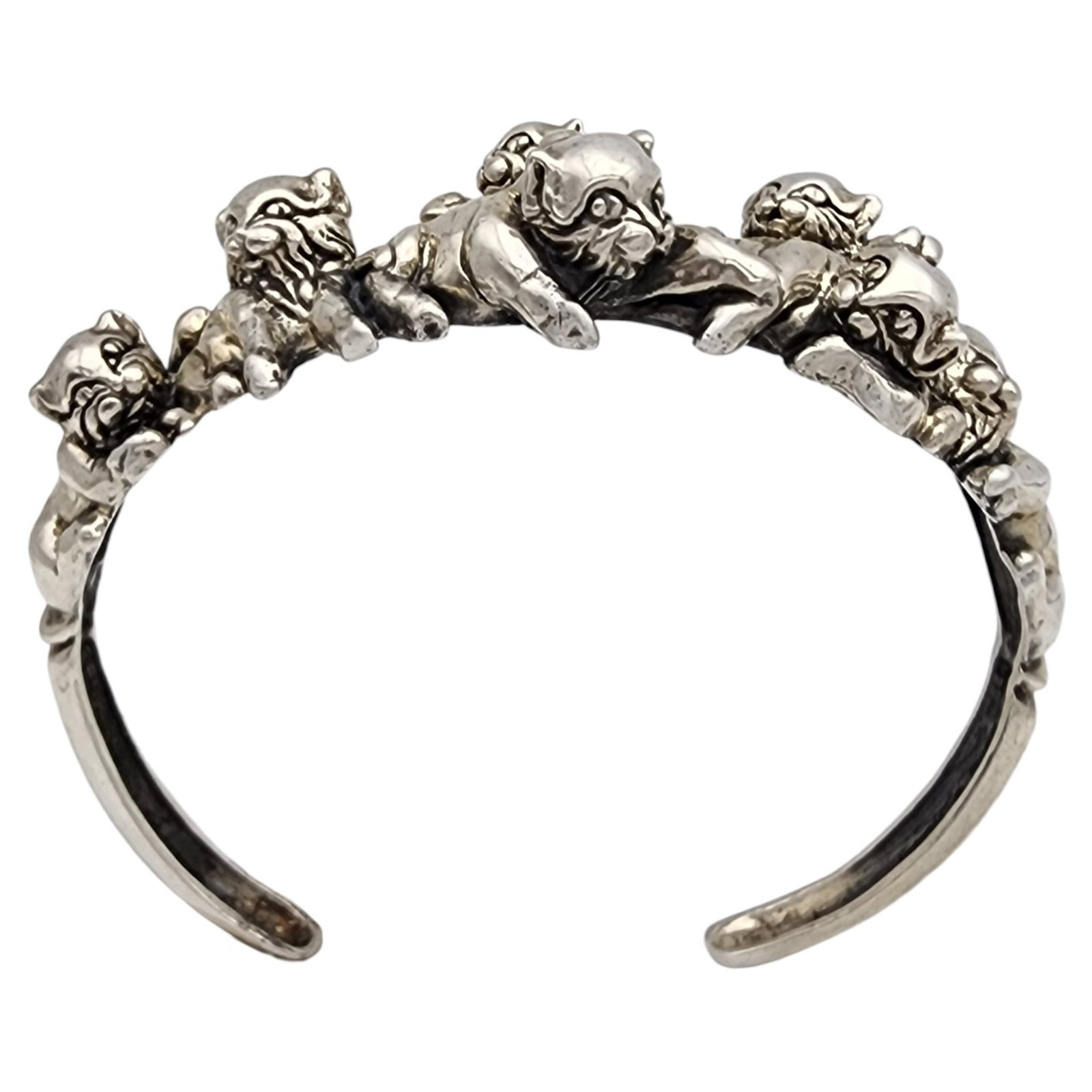 Kabana Sterling Kitten Cuff Bracelet (1 of 10)