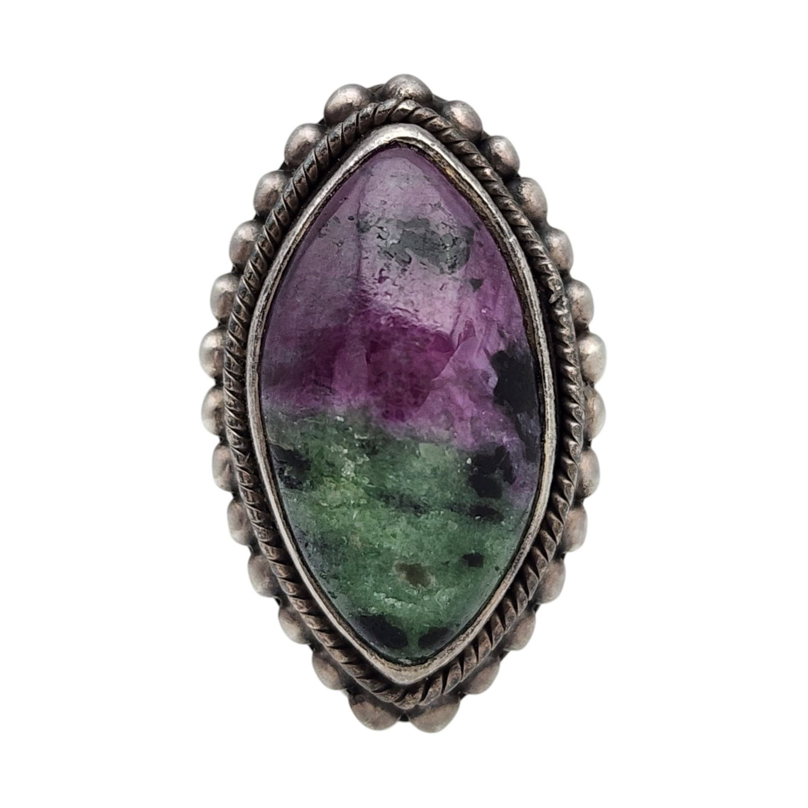 Sterling Ruby Zoisite Ring Sz 7 (1 of 8)