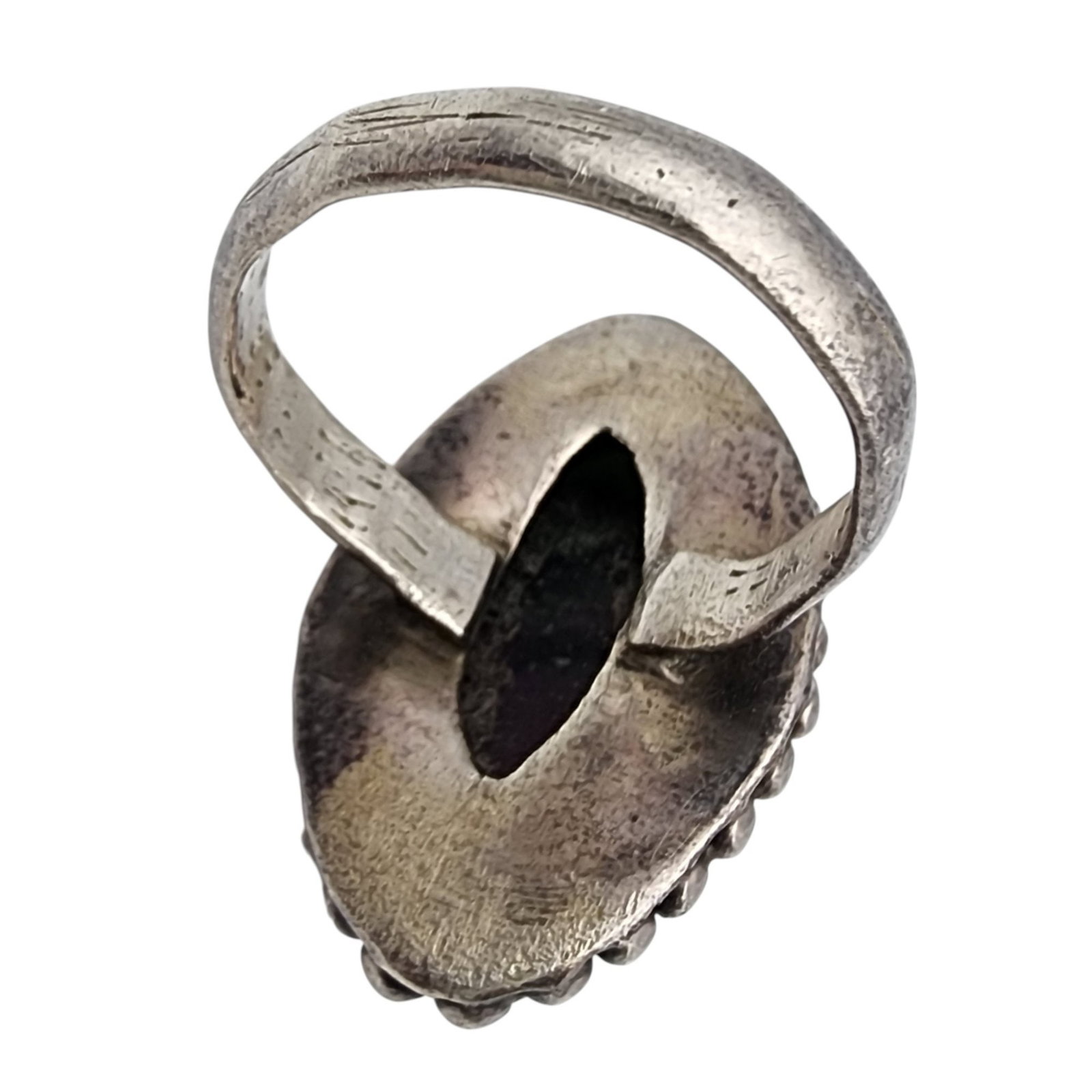 Sterling Ruby Zoisite Ring Sz 7 - 5