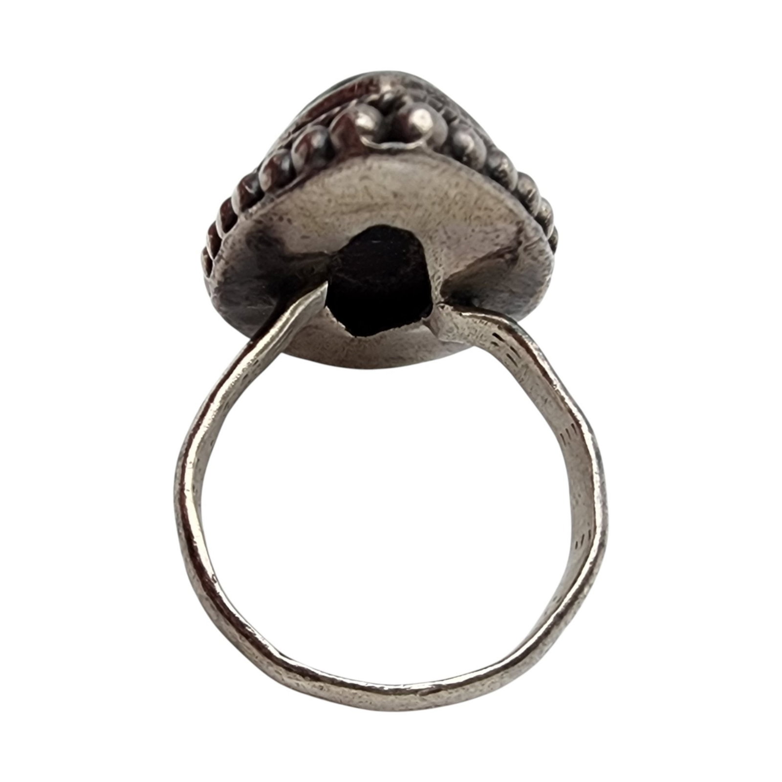 Sterling Ruby Zoisite Ring Sz 7 - 6