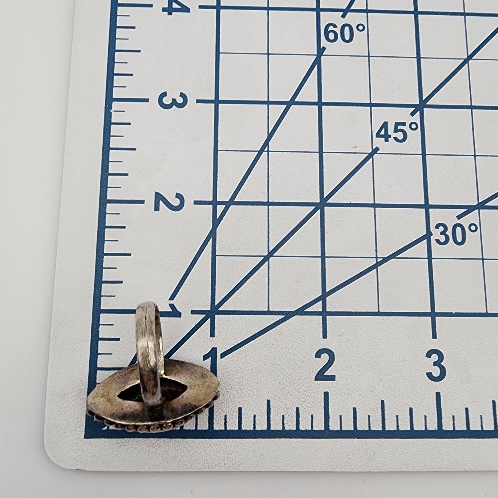 Sterling Ruby Zoisite Ring Sz 7 - 8