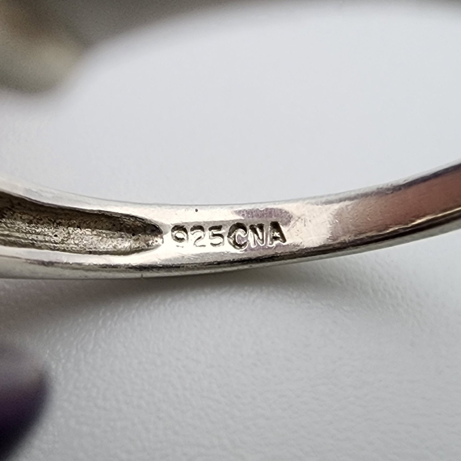 Sterling Multi Stone Ring Sz 6 - 7