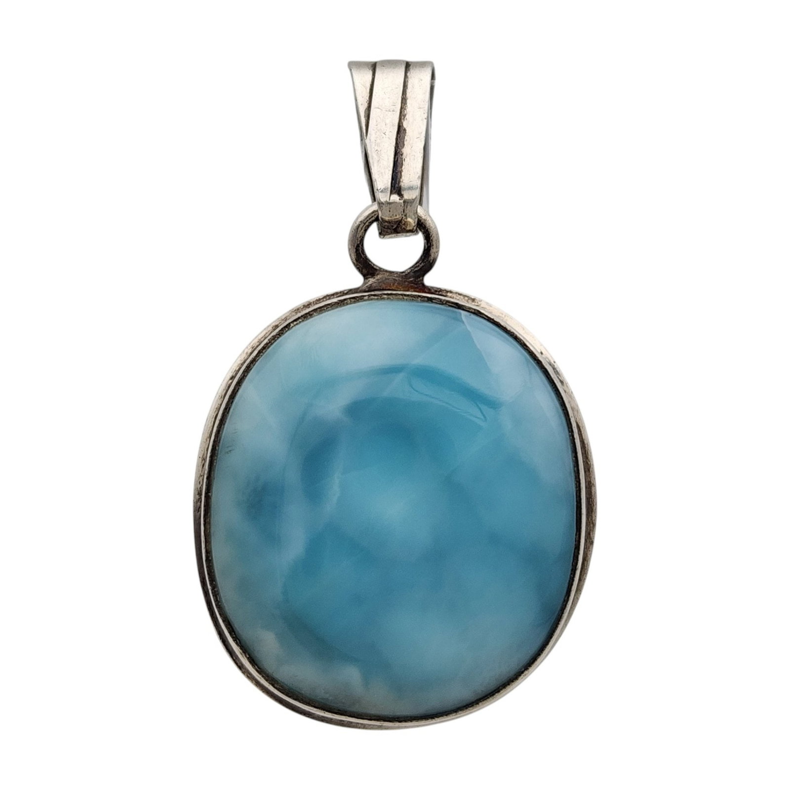 Sterling Larimar Pendant: Sterling Larimar Pendant 7.1g