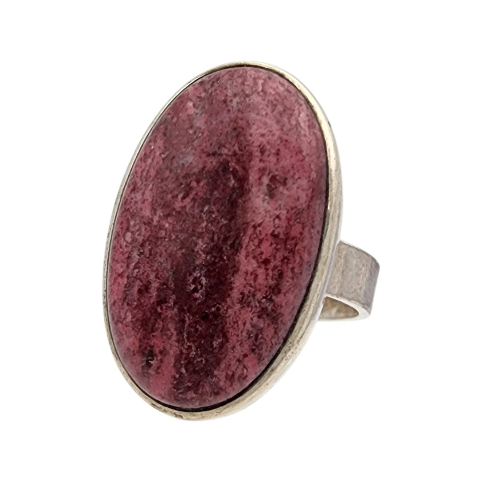 Silpada Sterling Rhodonite Adjustable Ring - 3