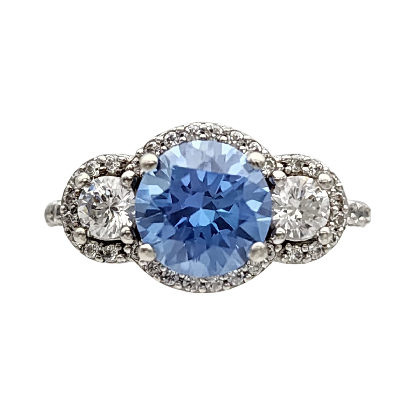 Sterling Topaz Ring Sz 5 (1 of 5)