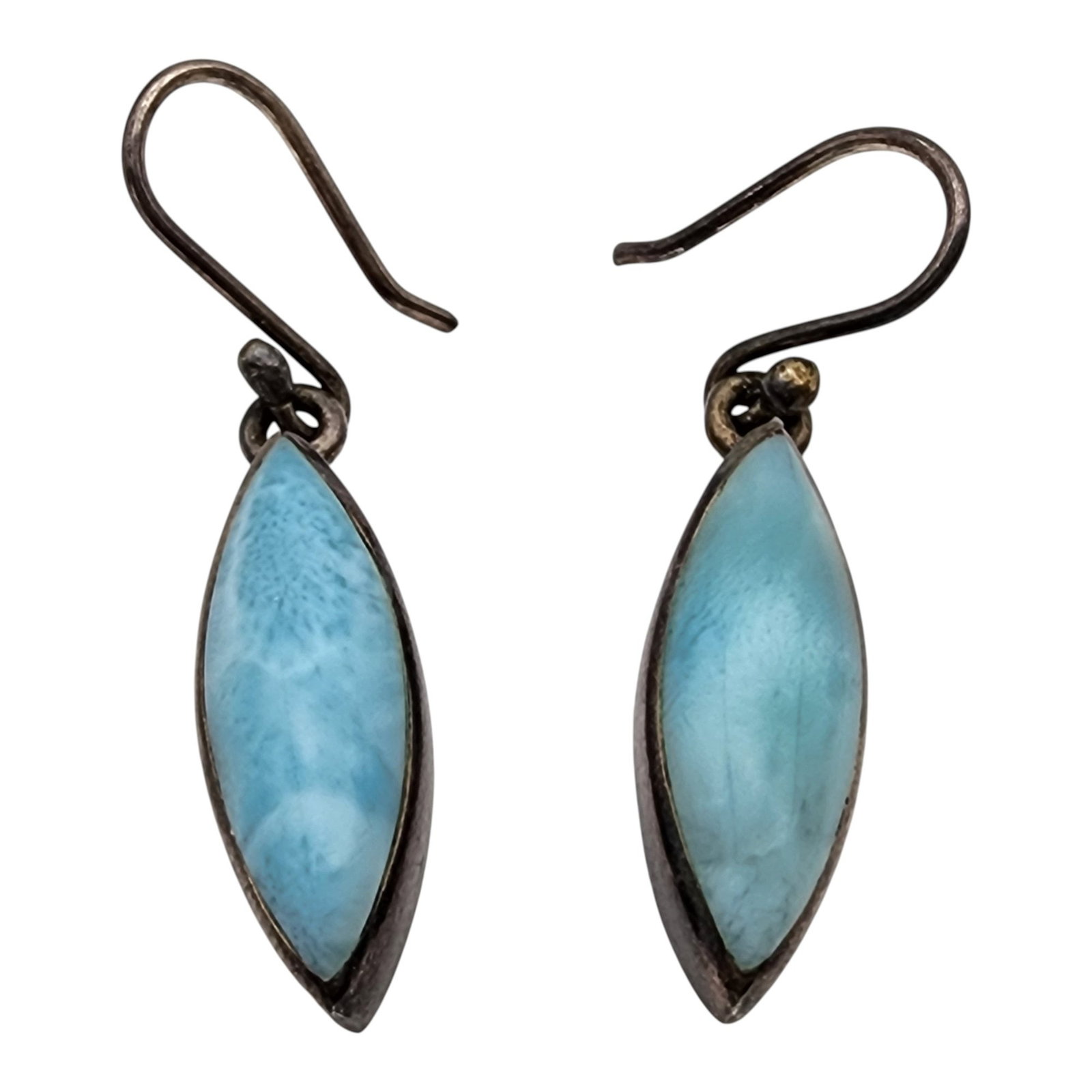 Sterling Larimar Dangle Earrings (1 of 5)