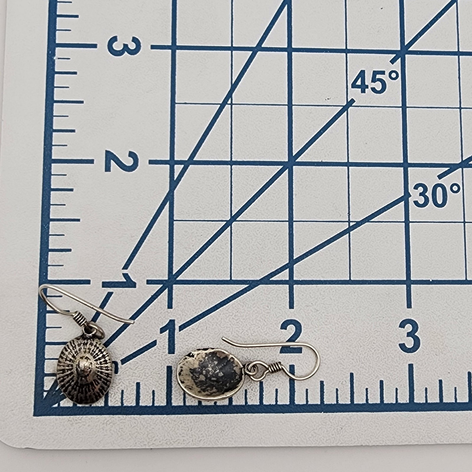 Sterling Seashell Dangle Earrings - 4