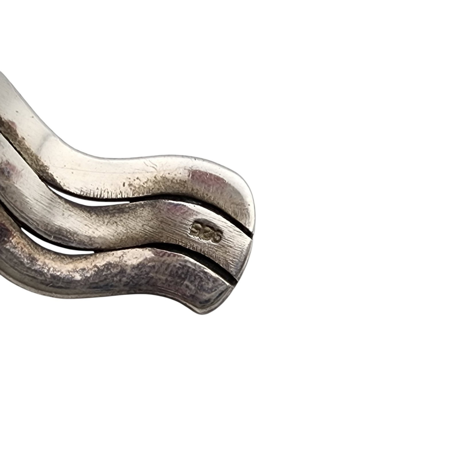 Sterling Wave Cuff Bracelet - 5