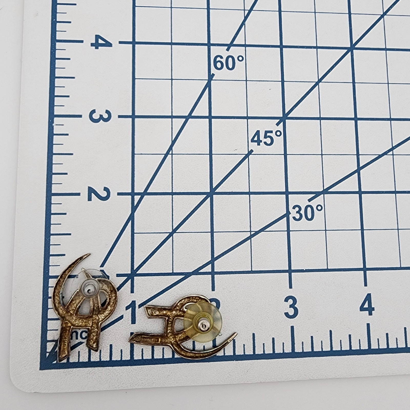 Signed Sterling Knot Earrings - 4