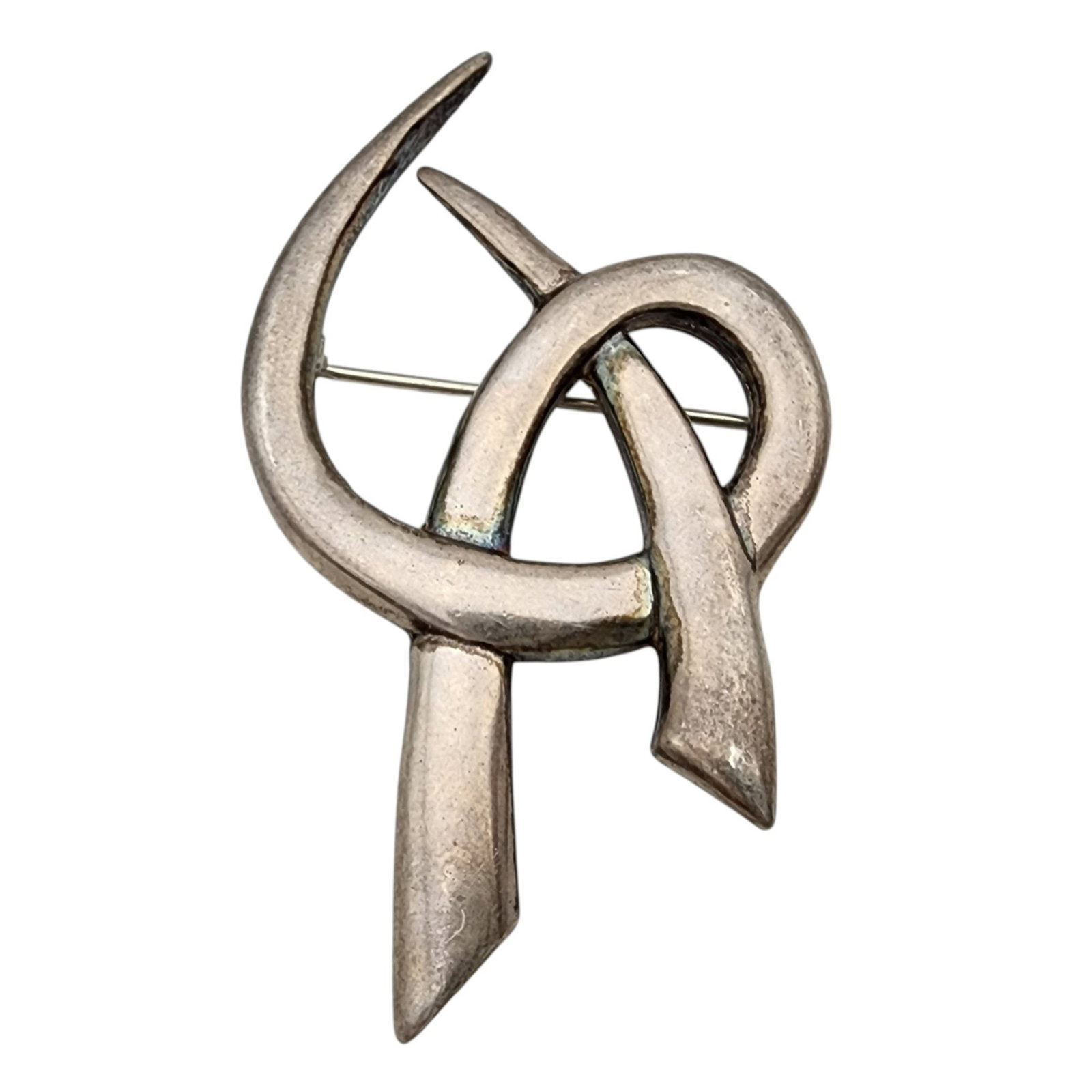 Signed Sterling Knot Pendant (1 of 4)