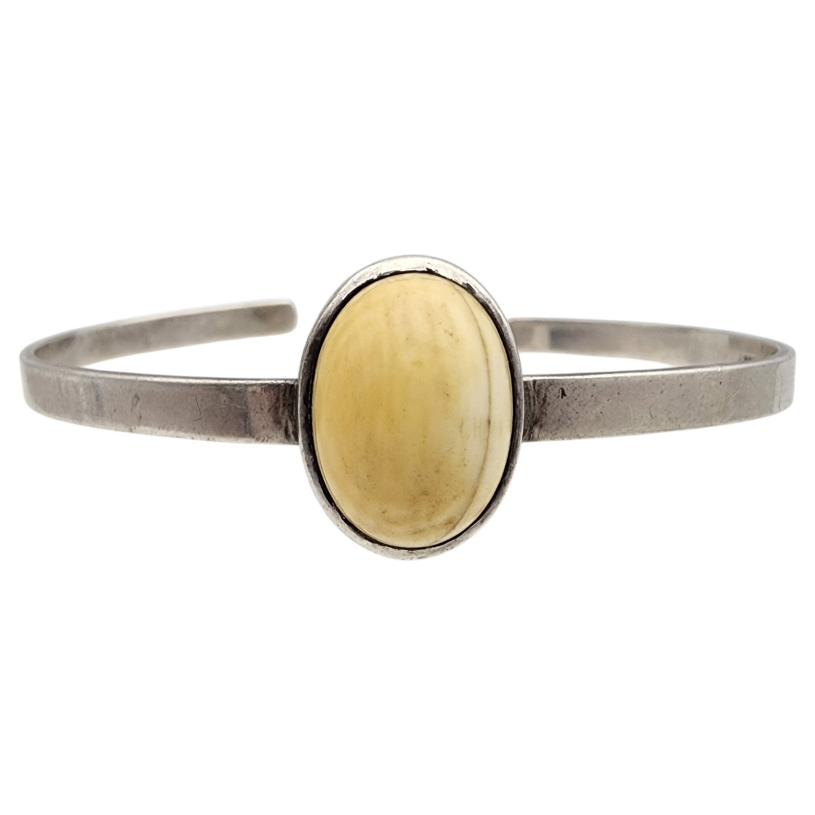 Signed Artisan Sterling Cuff Bracelet (1 of 8)