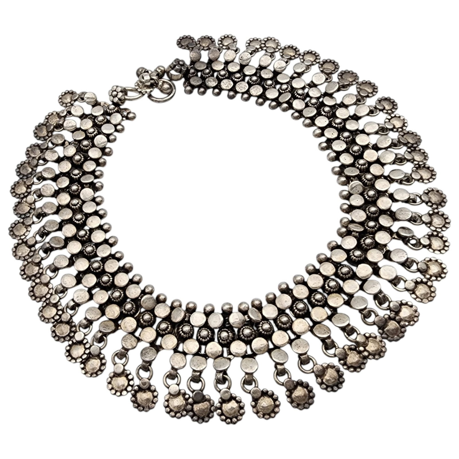 Sterling Ethnic/Tribal Ghungroo Payal Anklet Bracelet (1 of 6)