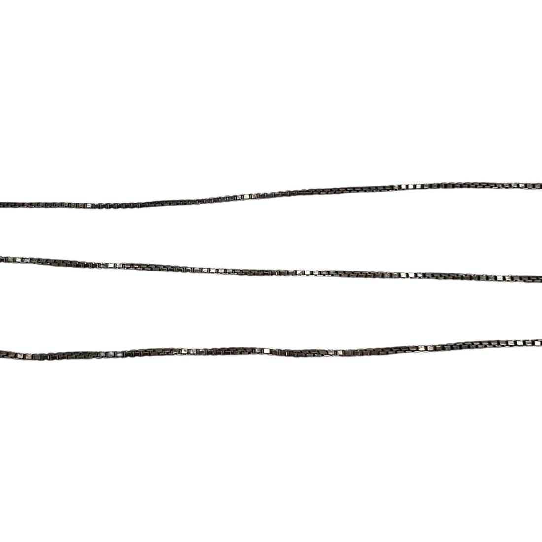 Signed Sterling Box Chain 18in 3g: Signed Sterling Box Chain 18in 3g Engraved CDI Italy 925