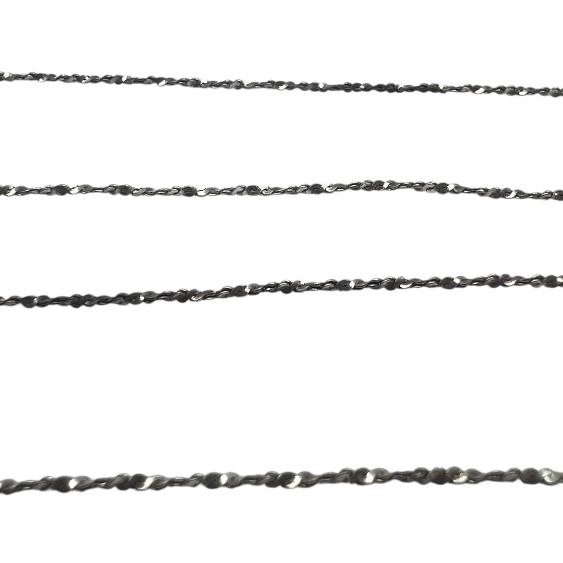 Signed Sterling Twist Chain 20in 2.5g: Signed Sterling Twist Chain 20in 2.5g Engraved GBI 925 Italy