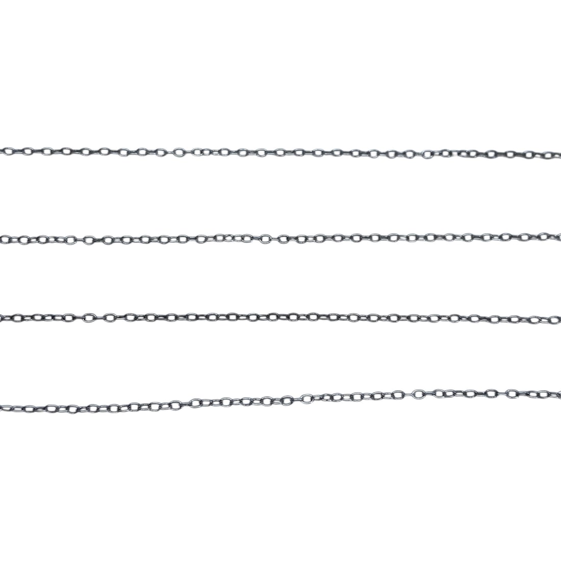 Signed Sterling Cable Chain 18in 1g: Signed Sterling Cable Chain 18in 1g Engraved HOU Copyright 925, sold as is - end of chain broken and needs repair