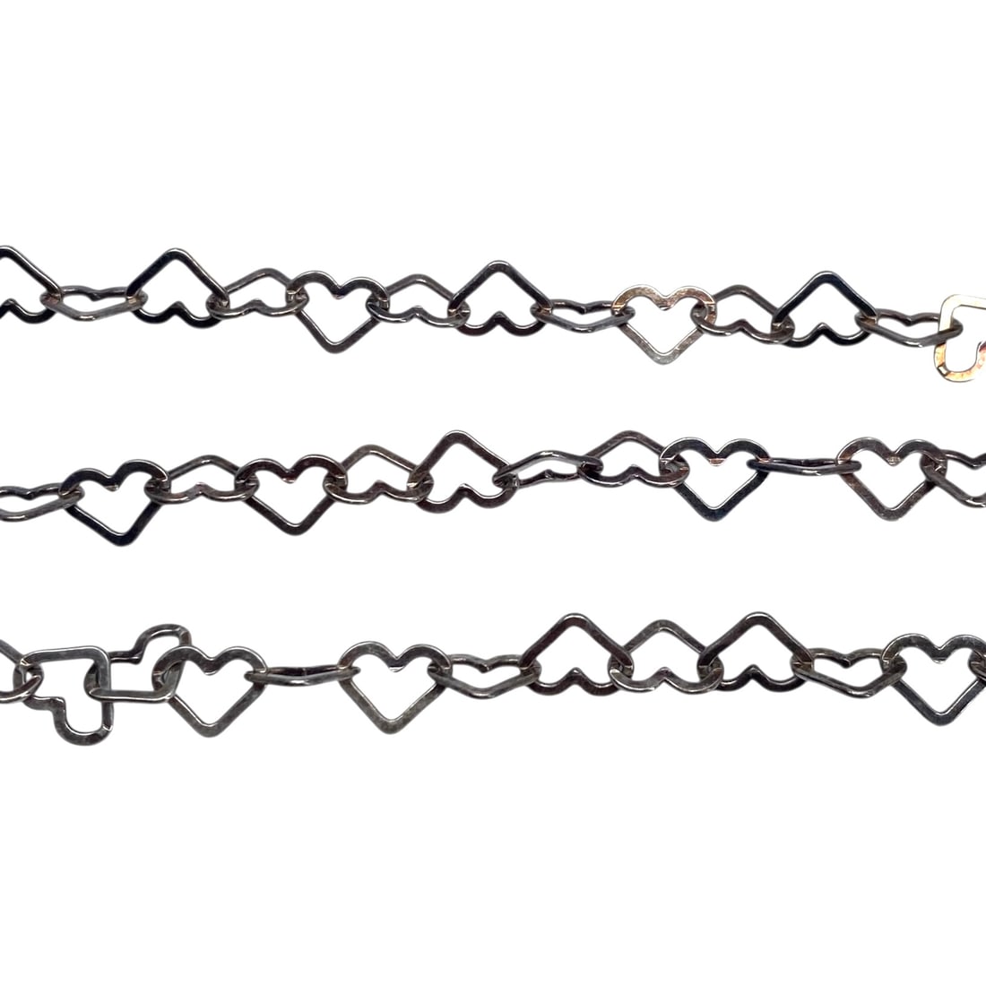 Milor Sterling Heart Chain 19in 9.21g (1 of 4)