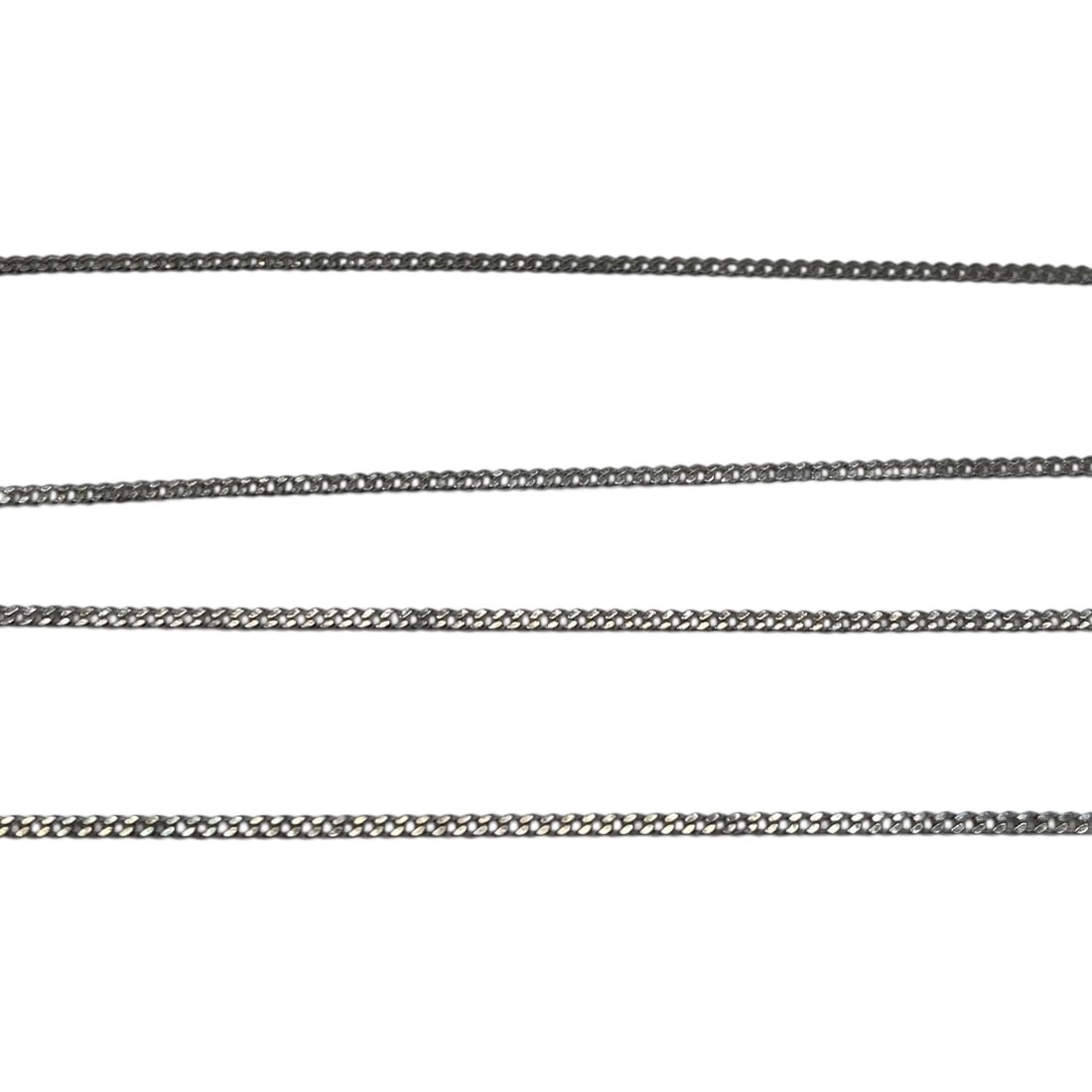 Signed Sterling Curb Chain 18in 2g: Signed Sterling Curb Chain 18in 2g MJI 925 Italy