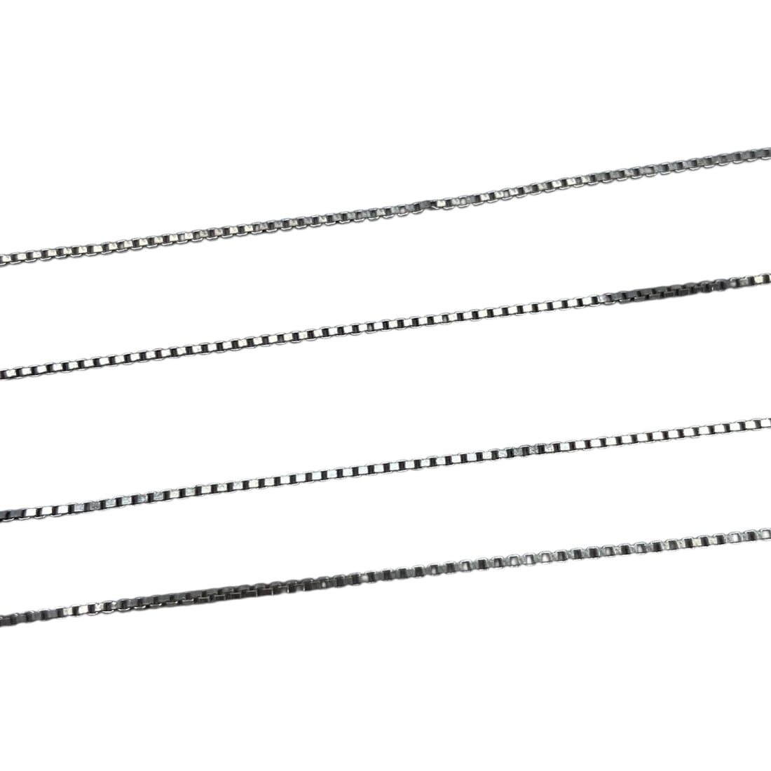 Sterling Box Chain 20in 2.1g: Sterling Box Chain 20in 2.1g Engraved SU 925 Italy