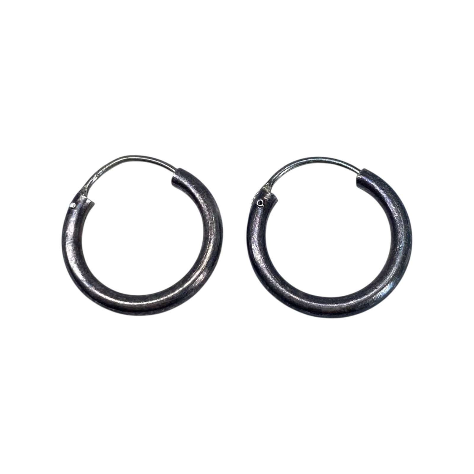 Sterling Tube Hoop Earrings 2.04g: Sterling Tube Hoop Earrings 2.04g Engraved 925?