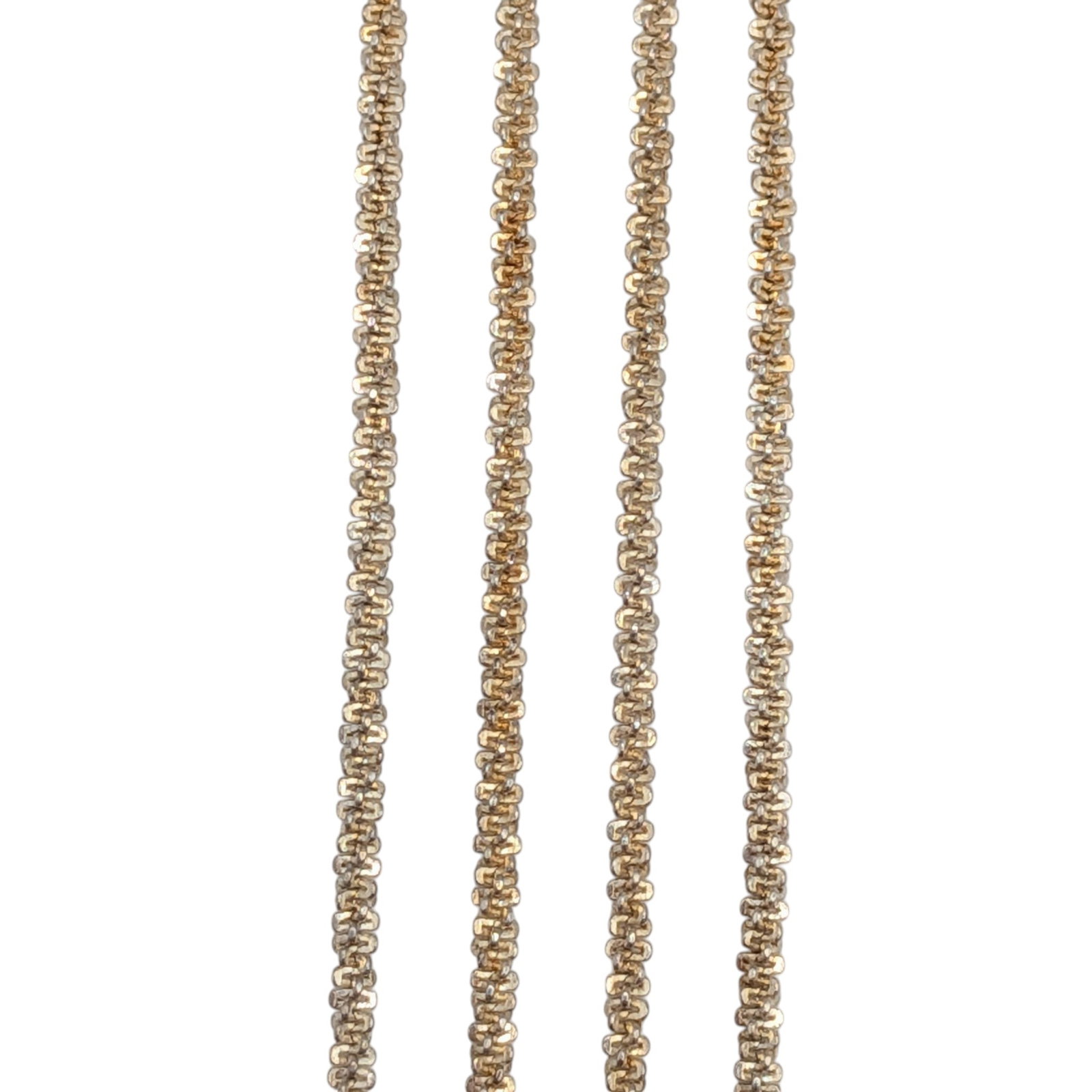 Sterling Silver Twisted Woven Chain Necklace (1 of 3)