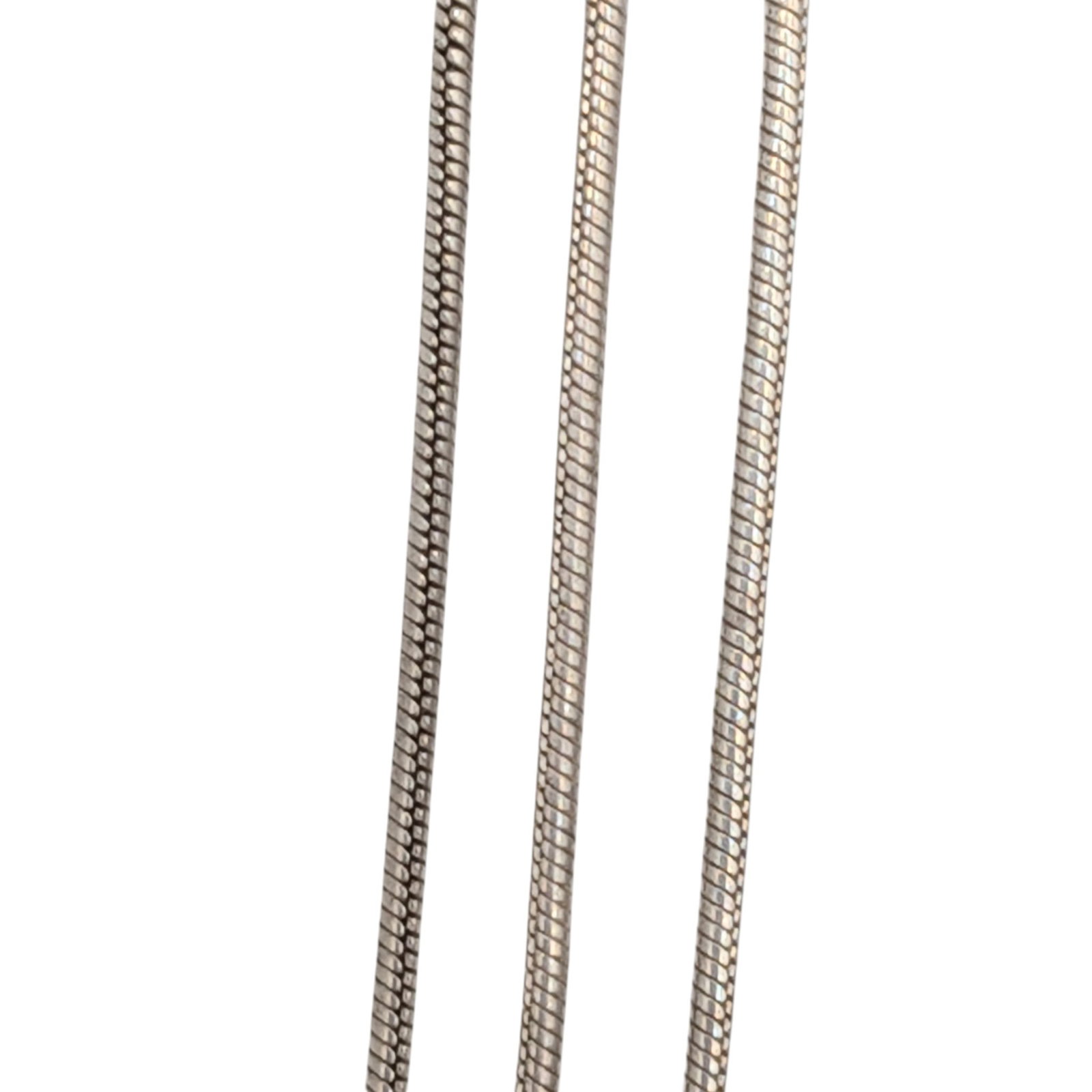 Sterling Silver 1.5mm Seamed Snake Chain Necklace (1 of 3)