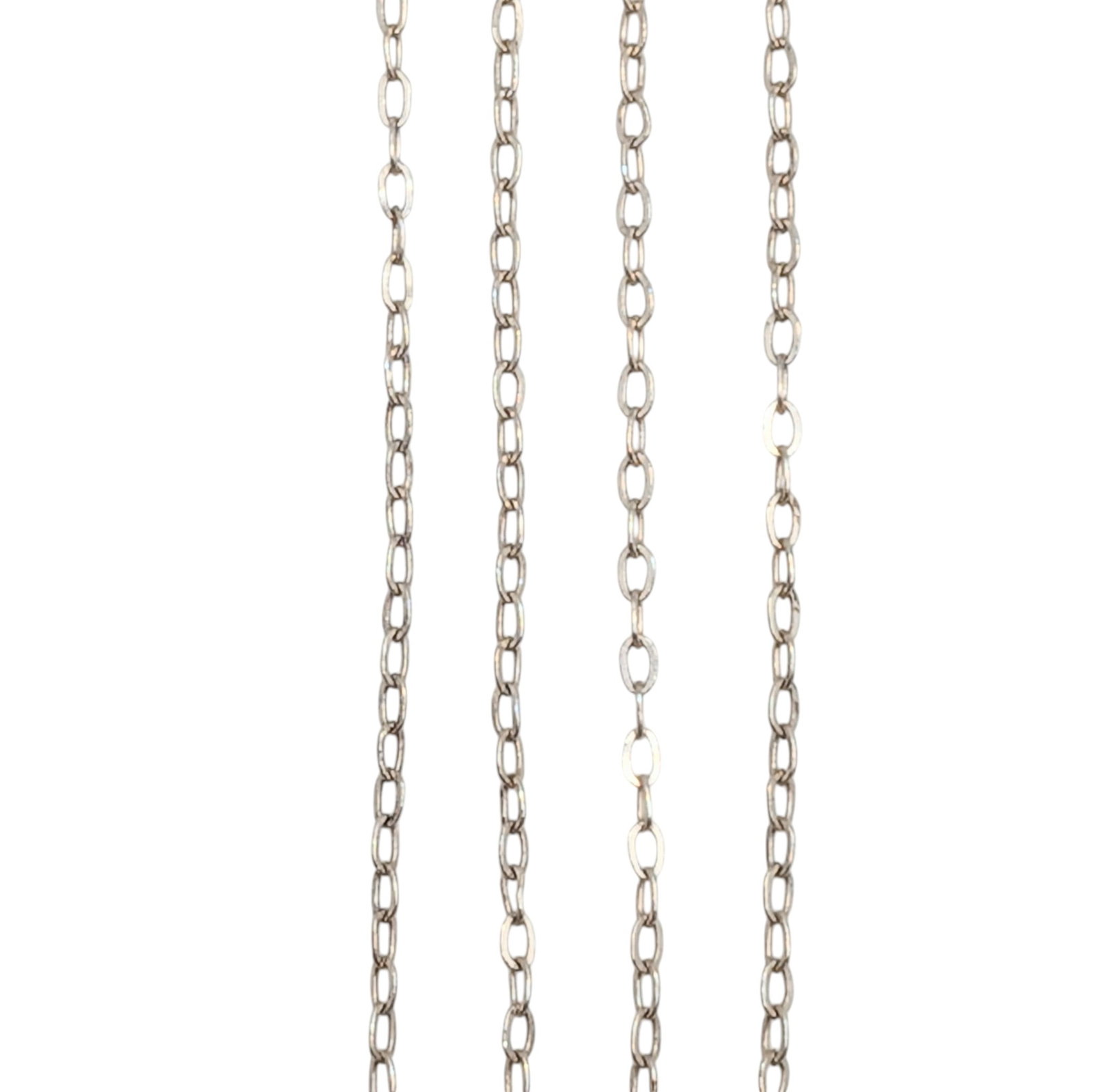 Sterling Silver 1mm Cable Chain Necklace (1 of 3)