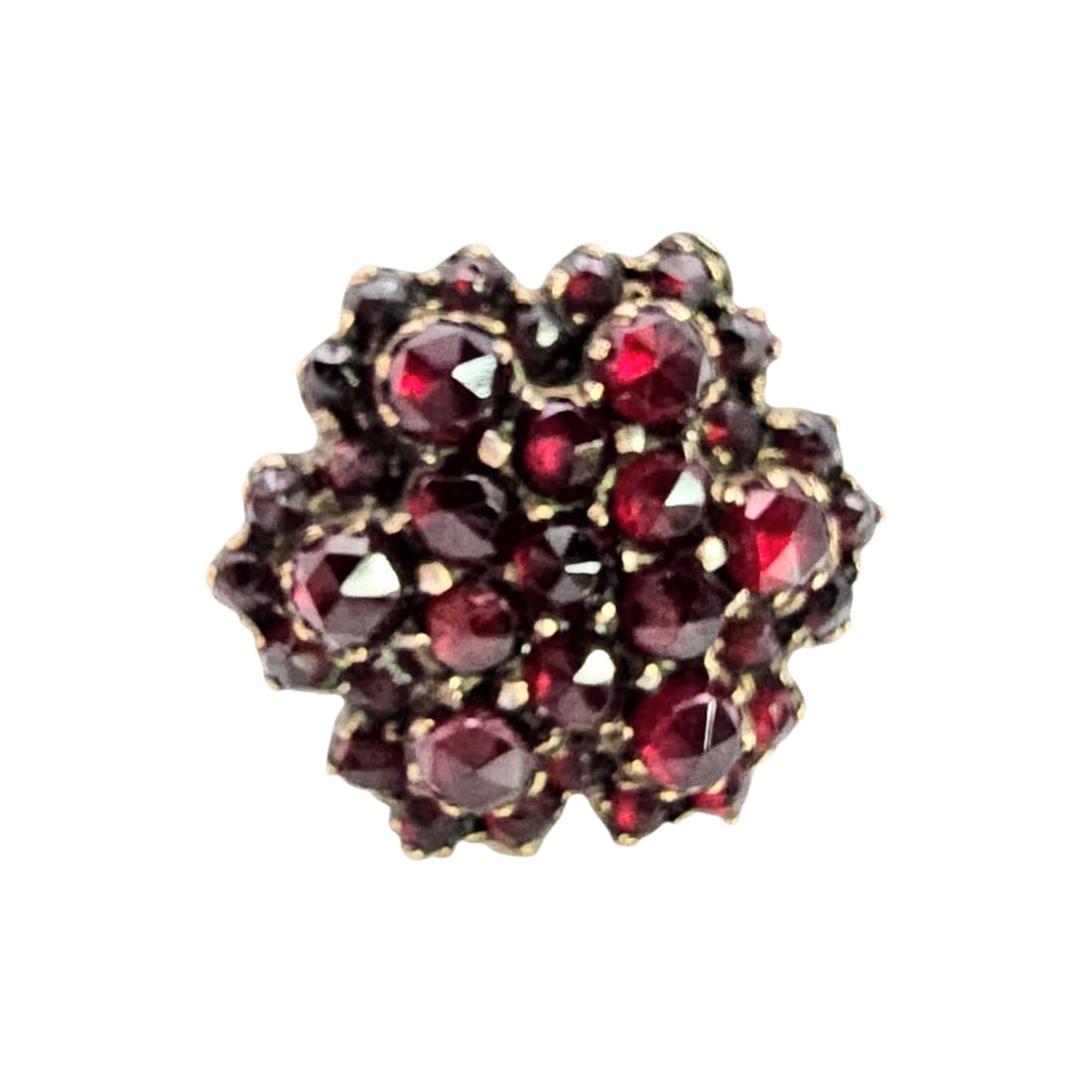 8K Gold Bohemian Garnet Ring Size 7 5.1 G (1 of 4)