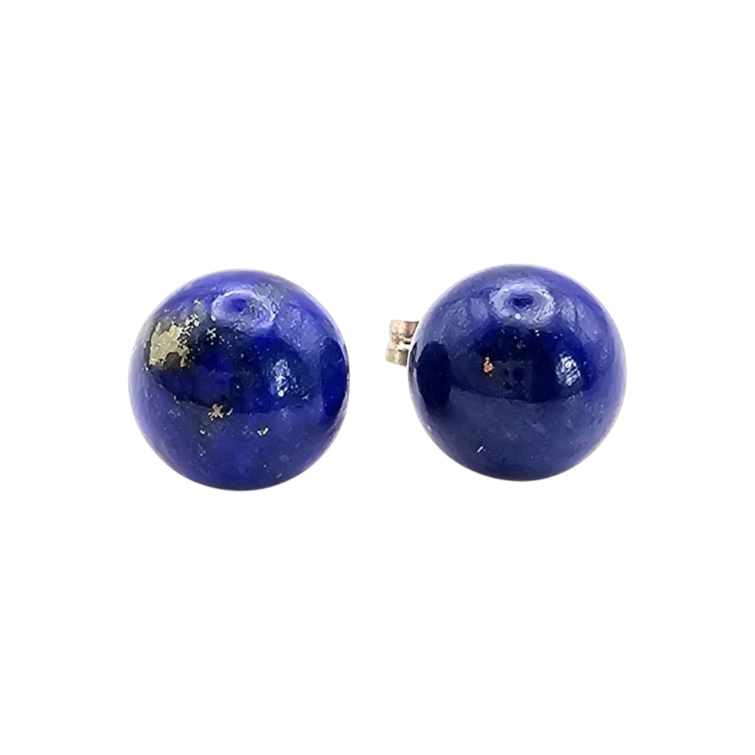 Lapis Sterling Silver Stud Earrings 1.9 G (1 of 4)