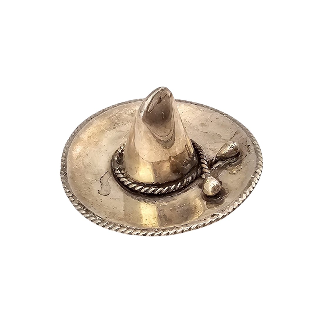 MYR Mexico Sterling Silver Sombrero Bolo 10.5 G: MYR Mexico Sterling Silver Sombrero Bolo no cord 10.5 G