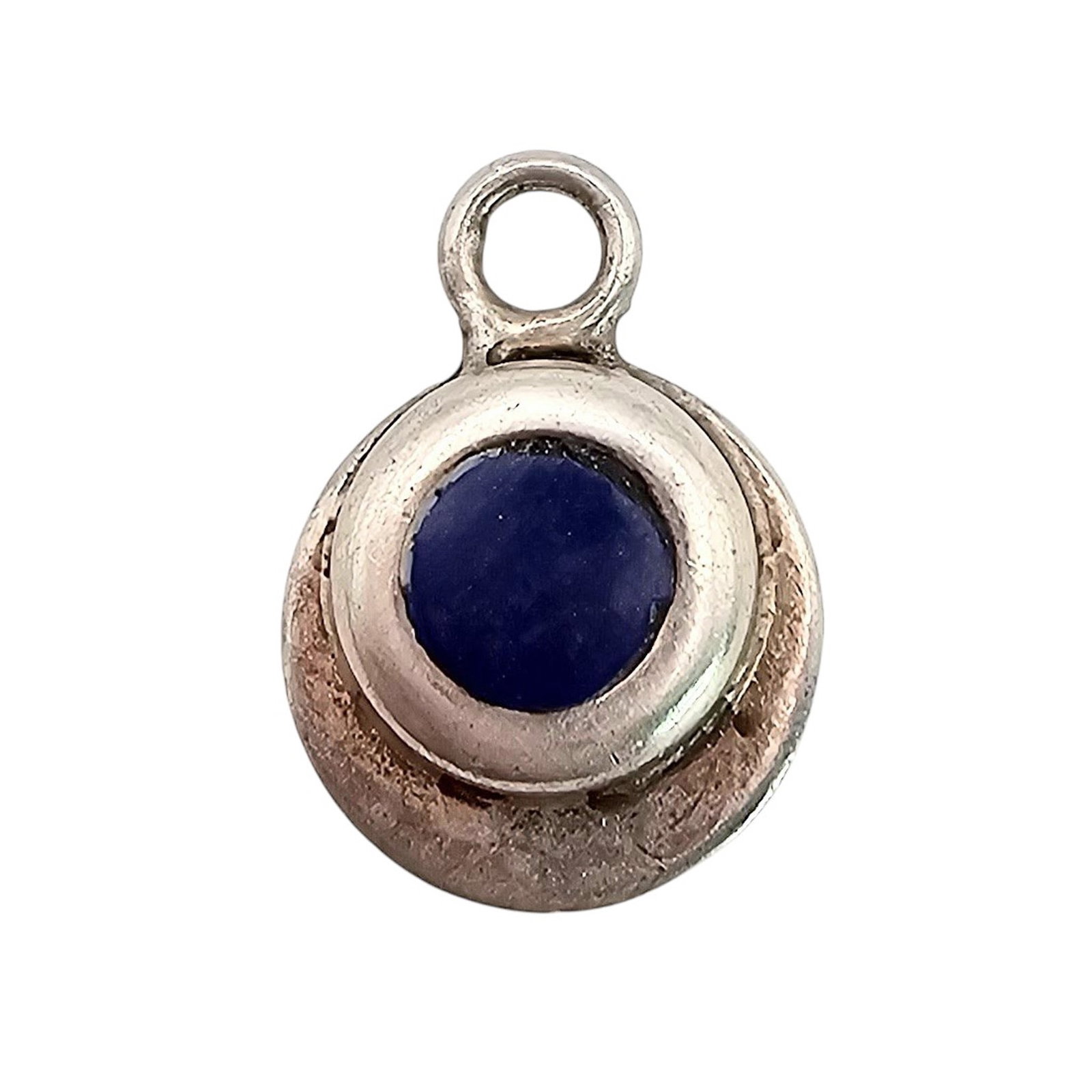 Mexico Lapis Sterling Silver Pendant 4.1 G (1 of 4)
