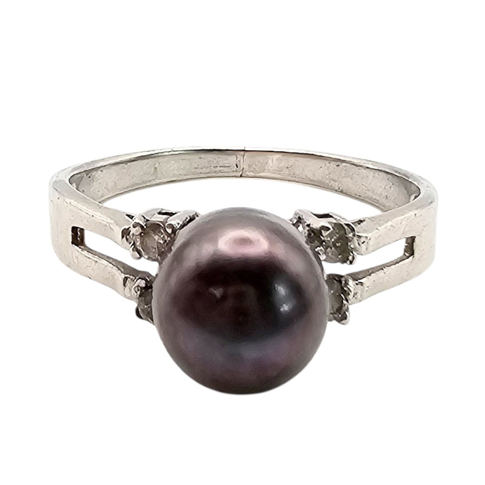 Pearl Sterling Silver Ring Size 9 3.3 G (1 of 4)