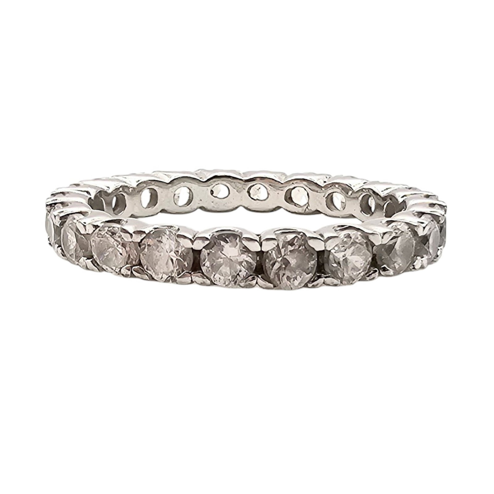 RP Rhinestone Sterling Silver Ring Size 9.5 3.4 G: RP Rhinestone Sterling Silver Ring Size 9.5 3.4 G