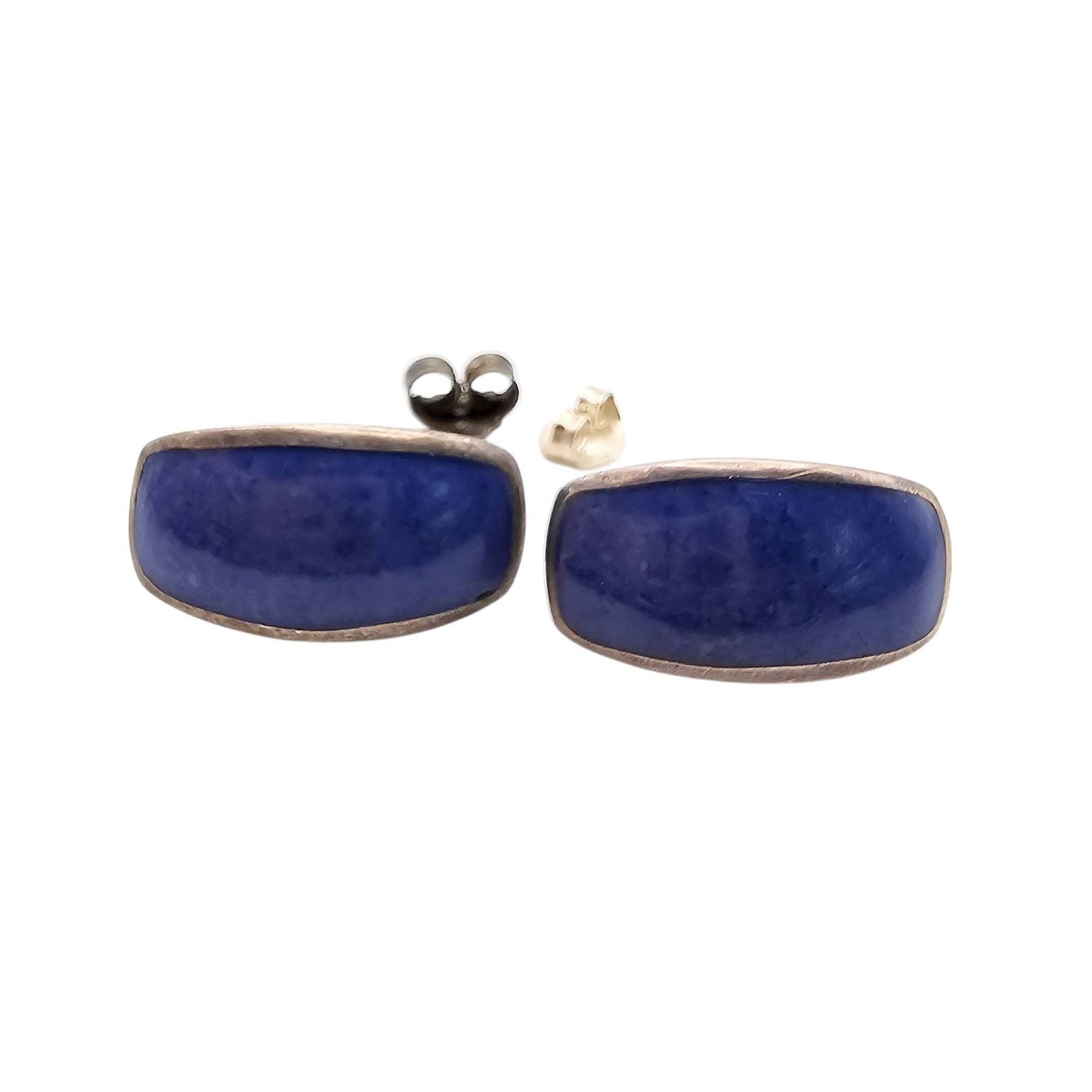 M Sodalite Sterling Silver Earrings 4.6 G: M Sodalite Sterling Silver Earrings 4.6 G