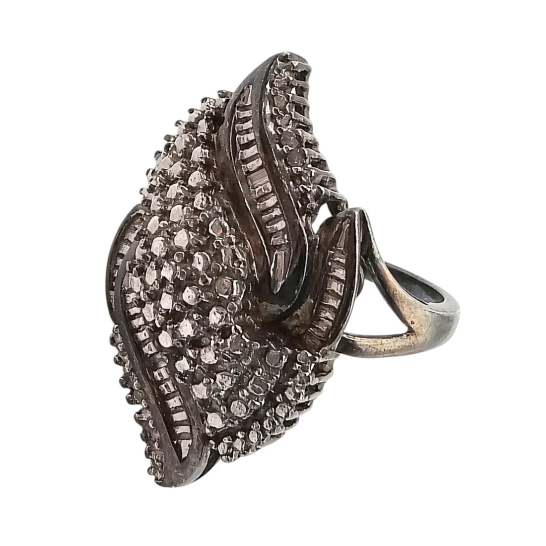 ND Sterling Silver Ring Size 7 6.7 G: ND Sterling Silver Ring Size 7 6.7 G
