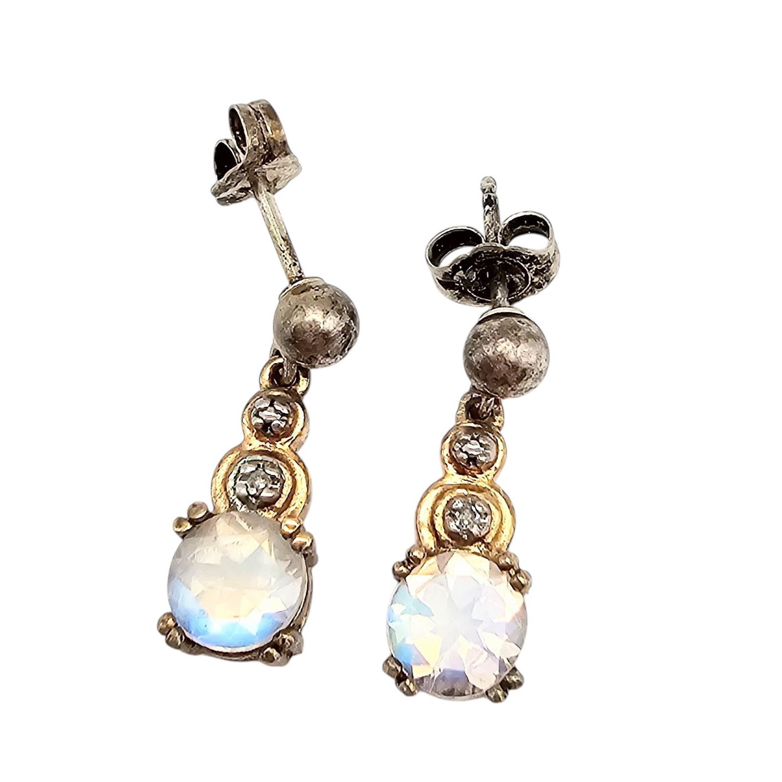 Ross Simons Gemstone Gold Over Sterling Silver Drop Dangle Earrings 2.4 G: Ross Simons Gemstone Gold Over Sterling Silver Drop Dangle Earrings 2.4 G
