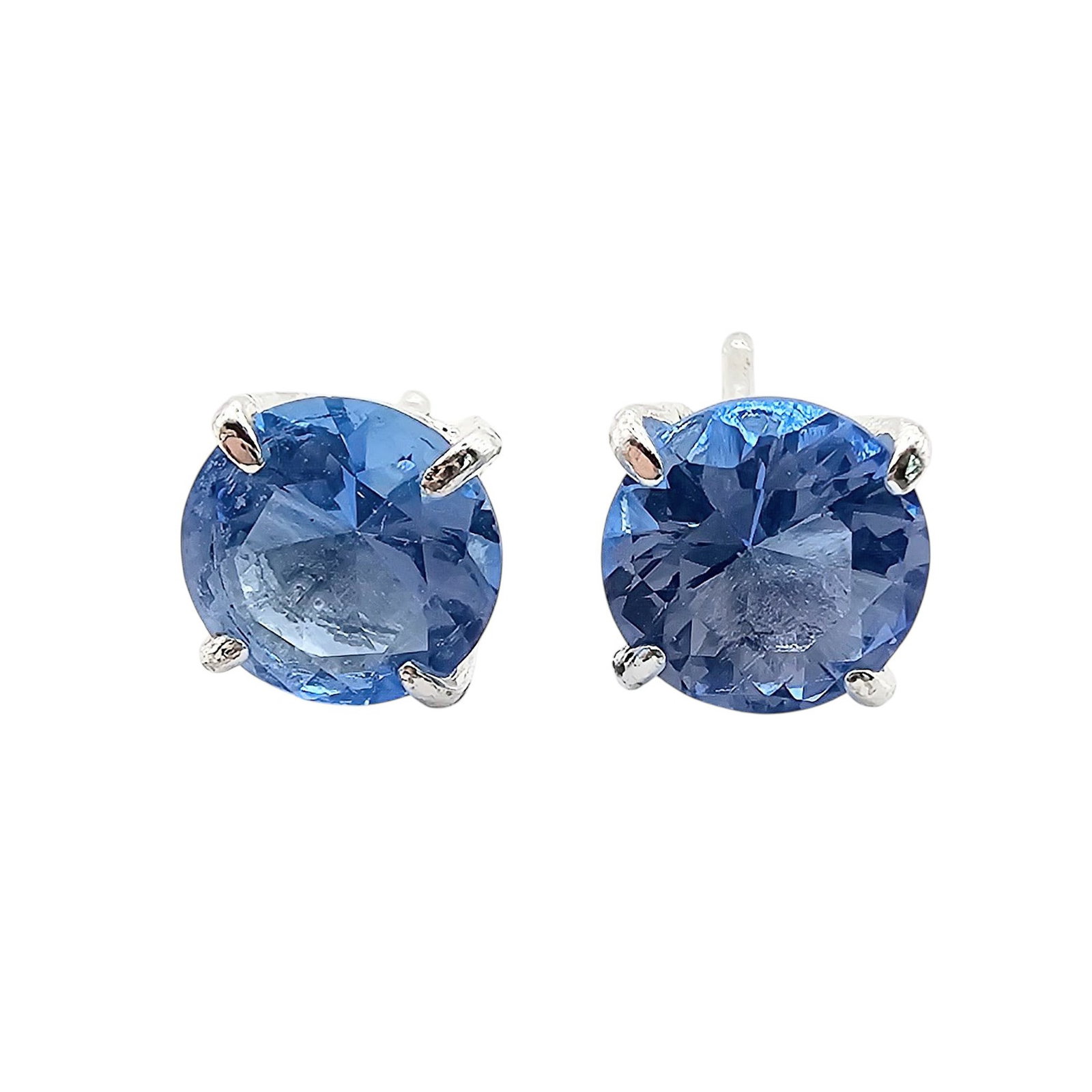 Rhinestone Sterling Silver Earrings 1.1 G: Rhinestone Sterling Silver Earrings 1.1 G no backs