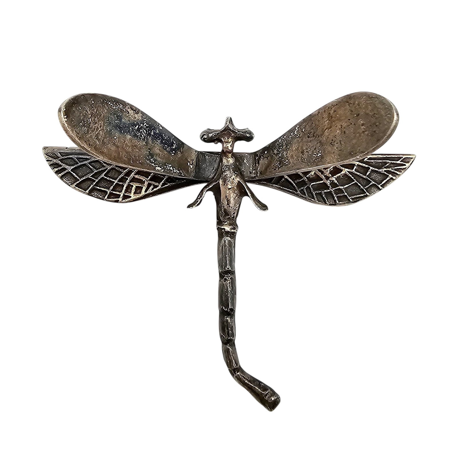 Sterling Silver Dragonfly Brooch 12.3 G (1 of 4)
