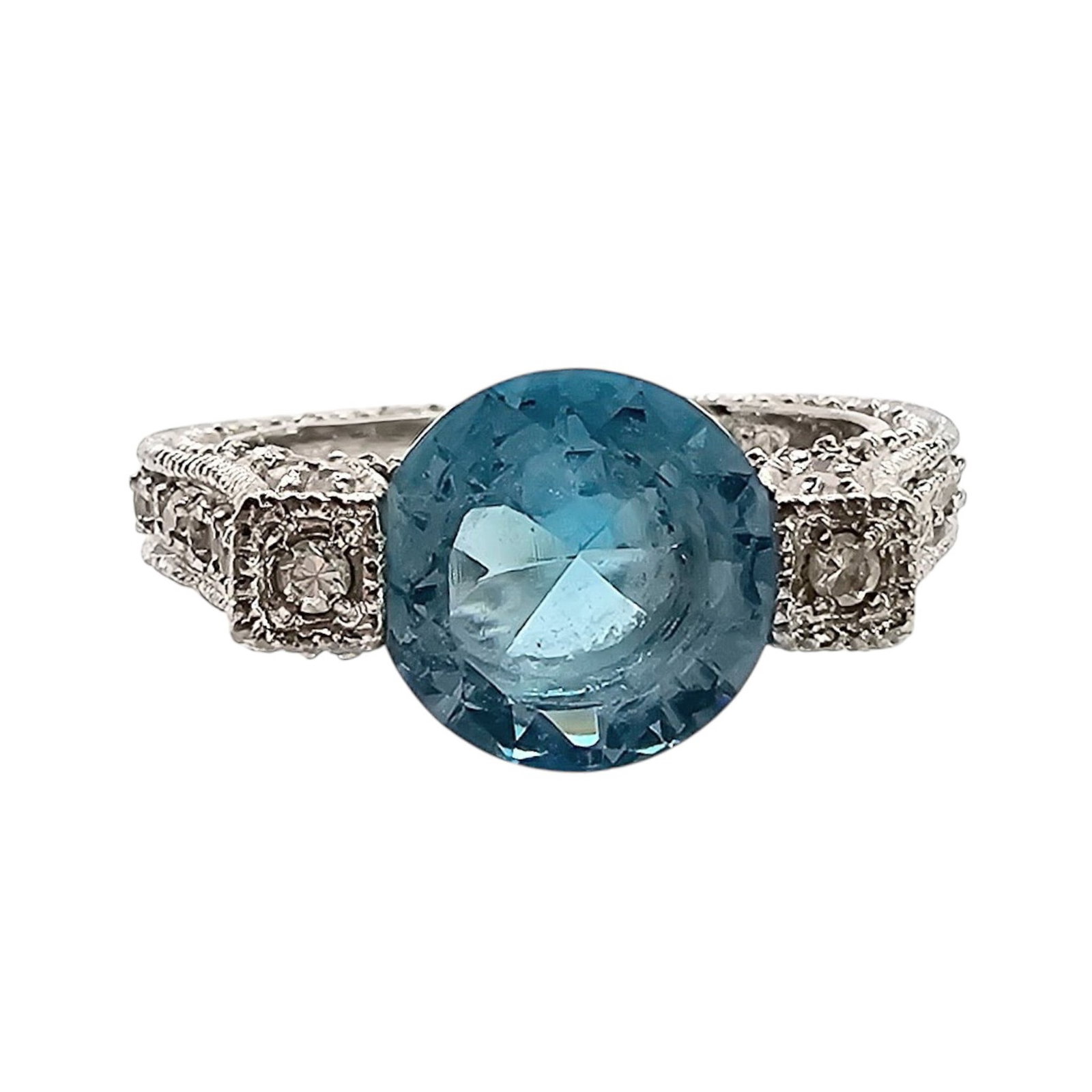 ADI Cubic Zirconia Sterling Silver Ring Size 8.5 6.6 G: ADI Cubic Zirconia Sterling Silver Ring Size 8.5 6.6 G