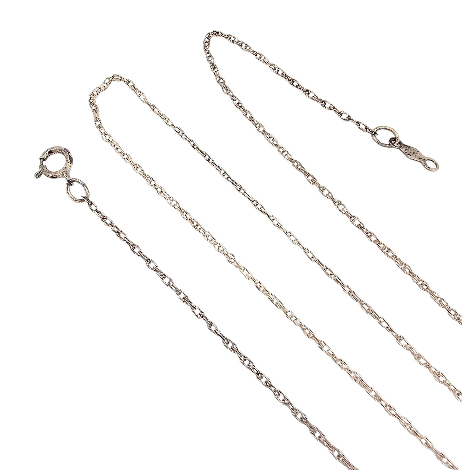 Sterling Silver Cable Chain Necklace 1 G: Sterling Silver Cable Chain Necklace 1 G