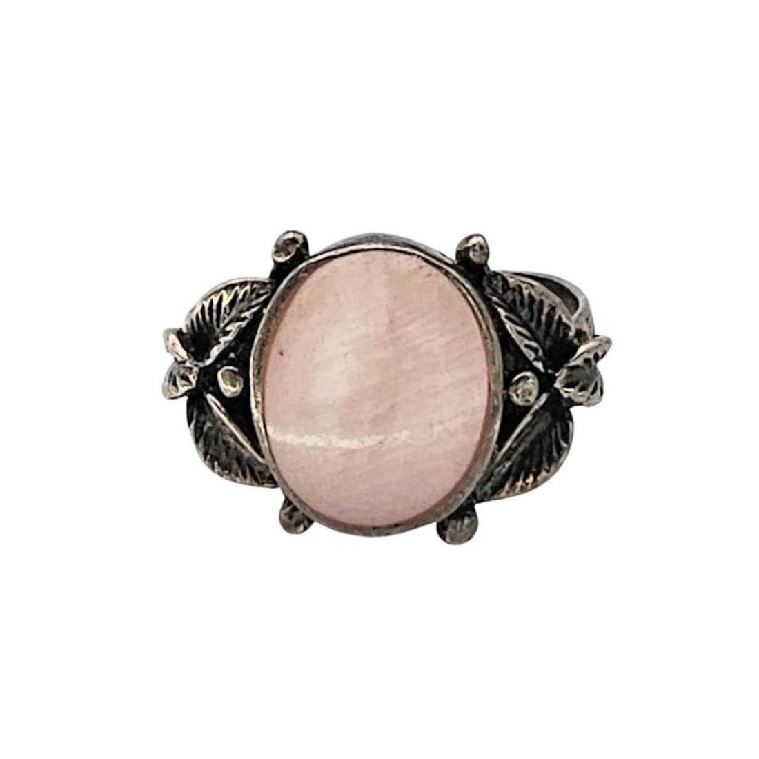 Signed Mother Of Pearl Sterling Silver Ring Size 6.25 3.5 G: Signed Mother Of Pearl Sterling Silver Ring Size 6.25 3.5 G