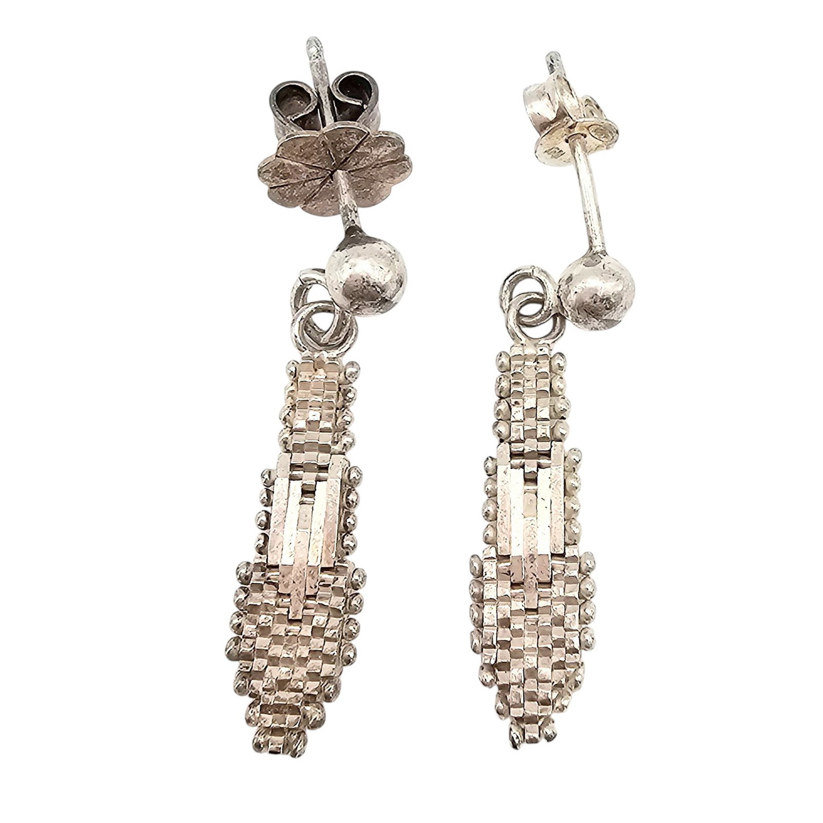 Sterling Silver Drop Dangle Earrings 3 G: Sterling Silver Drop Dangle Earrings 3 G