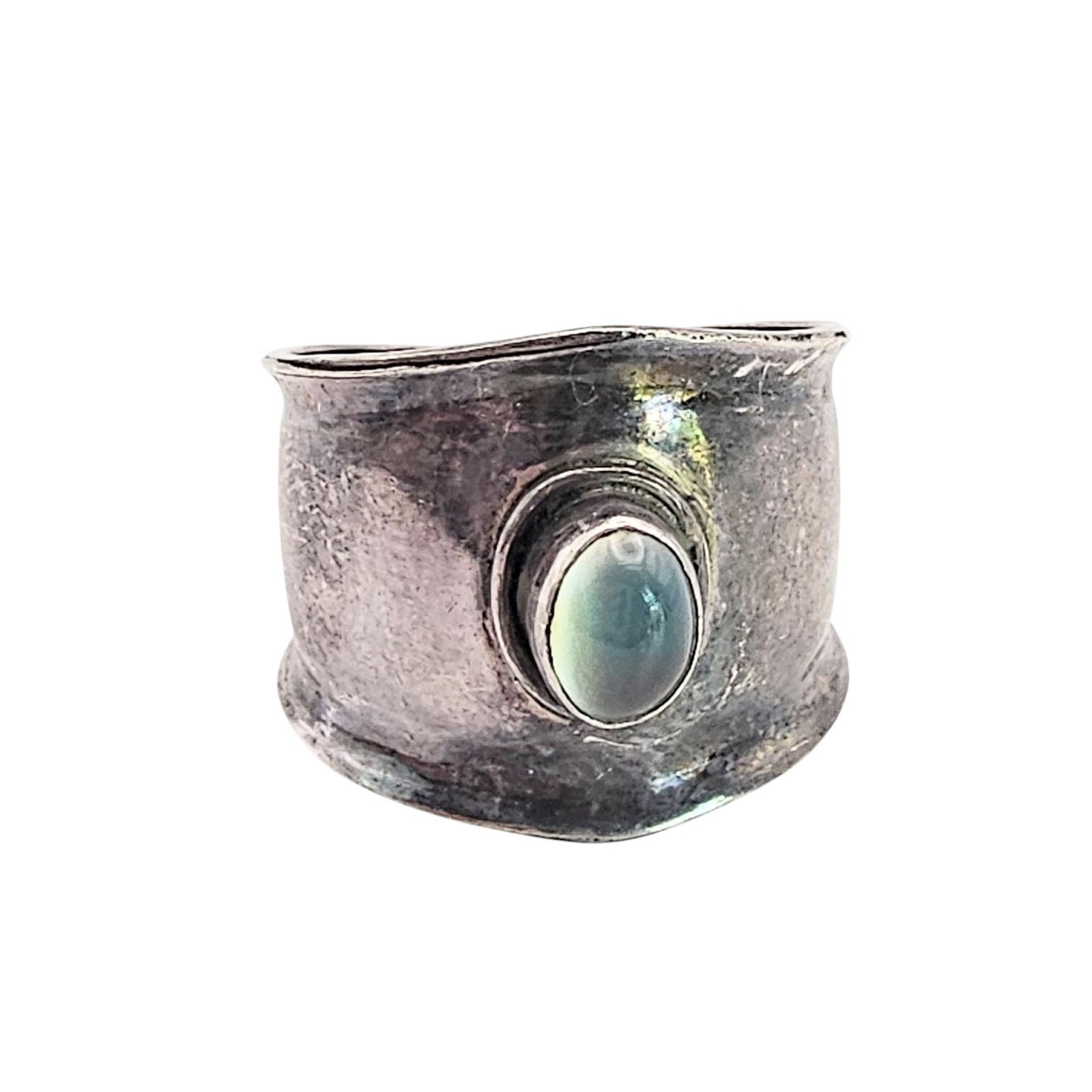 Moonstone Sterling Silver Ring Size 9.5 3.1 G (1 of 4)