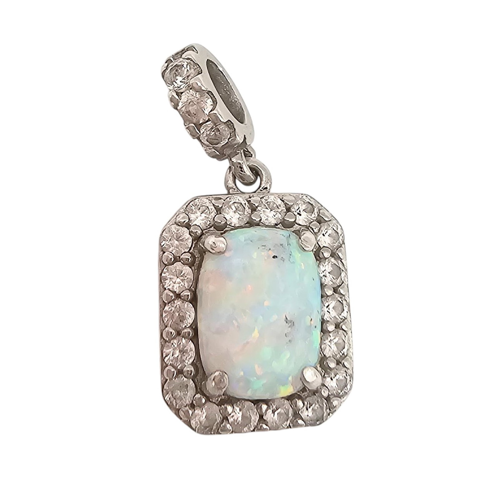 SUN Opal Sterling Silver Pendant 1.2 G: SUN Opal Sterling Silver Pendant 1.2 G